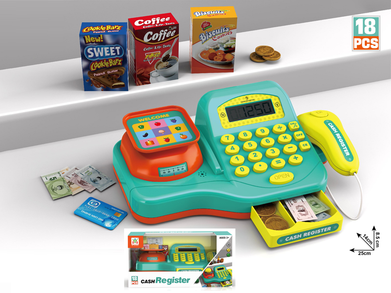 18Pcs Intelligent Cash Register