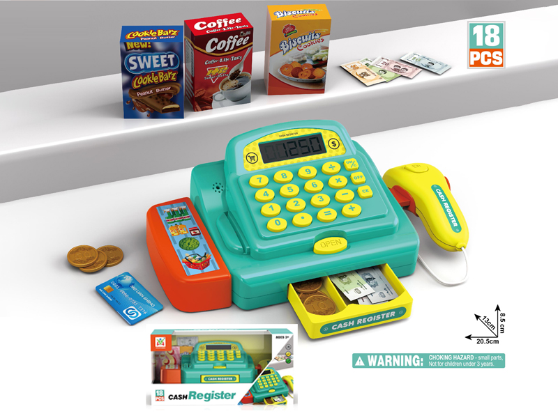 18Pcs Intelligent Cash Register