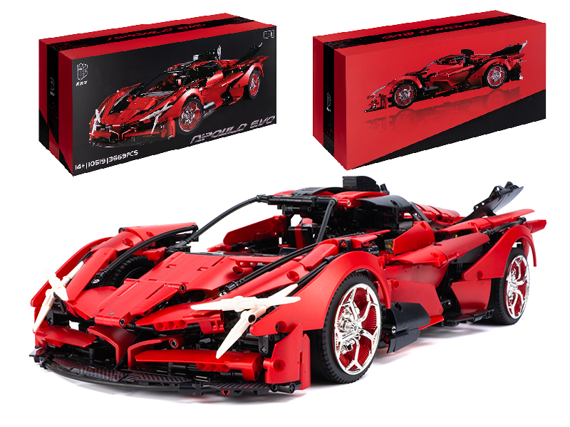 1:8 Metallic Red Apollo EVO Building Blocks