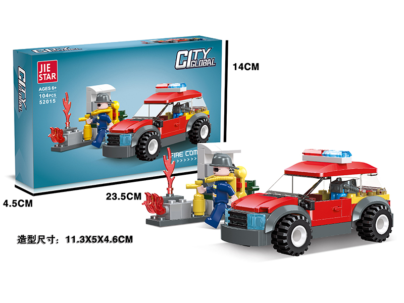 Fire Engine Building Blocks 104pcs