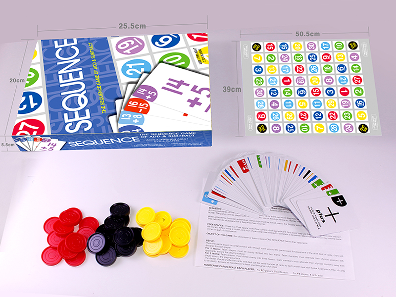 Number Sequence Chess And Card