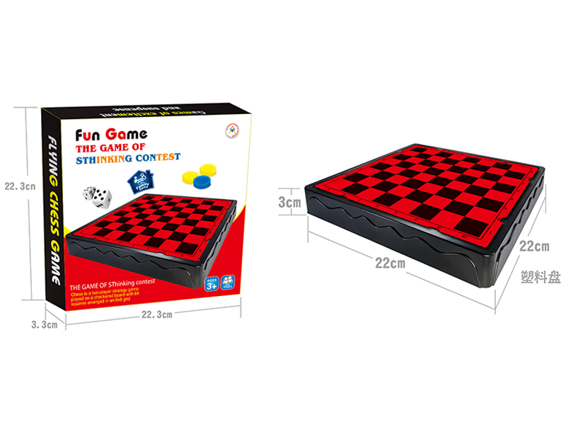 Black And Red Chess/Plastic Chessboard