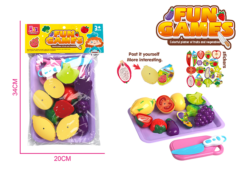 Cutting Fruits And Vegetable Set 10pcs
