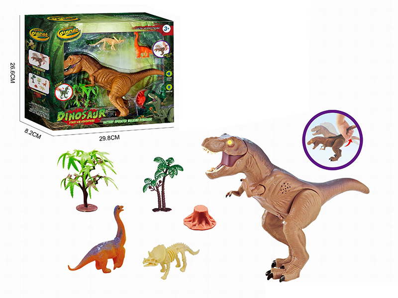 Tyrannosaurus Rex Dinosaur Set(Press,Sound,Lights)