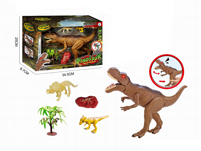 Tyrannosaurus Rex Dinosaur Set(Press,Sound,Lights)