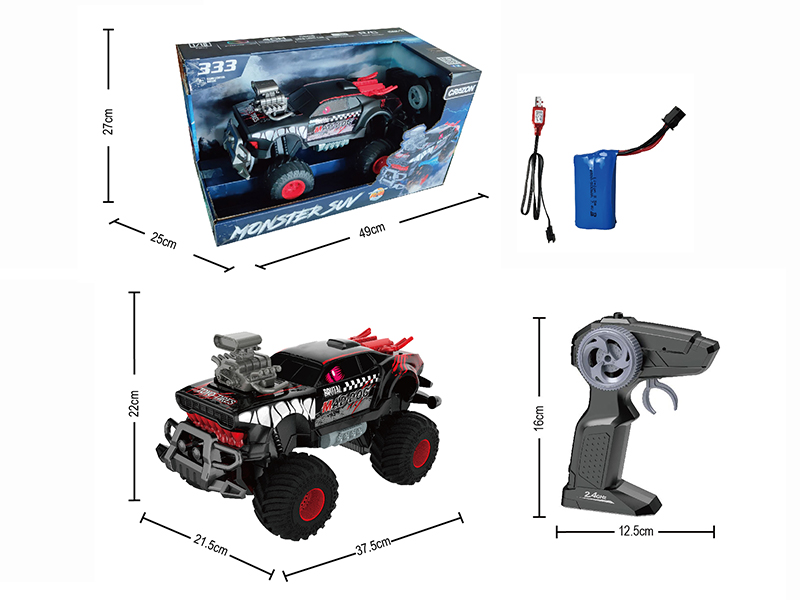 1:14 Remote Control Big Wheel Cross-Country Car