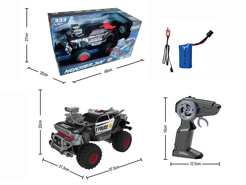 1:14 Remote Control Big Wheel Cross-Country Car