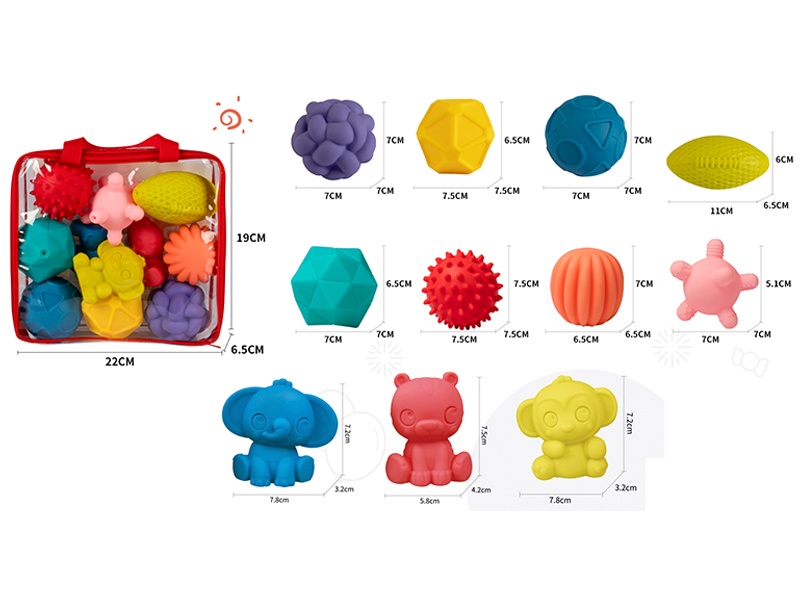 11PCS Vinyl Bathroom Toys