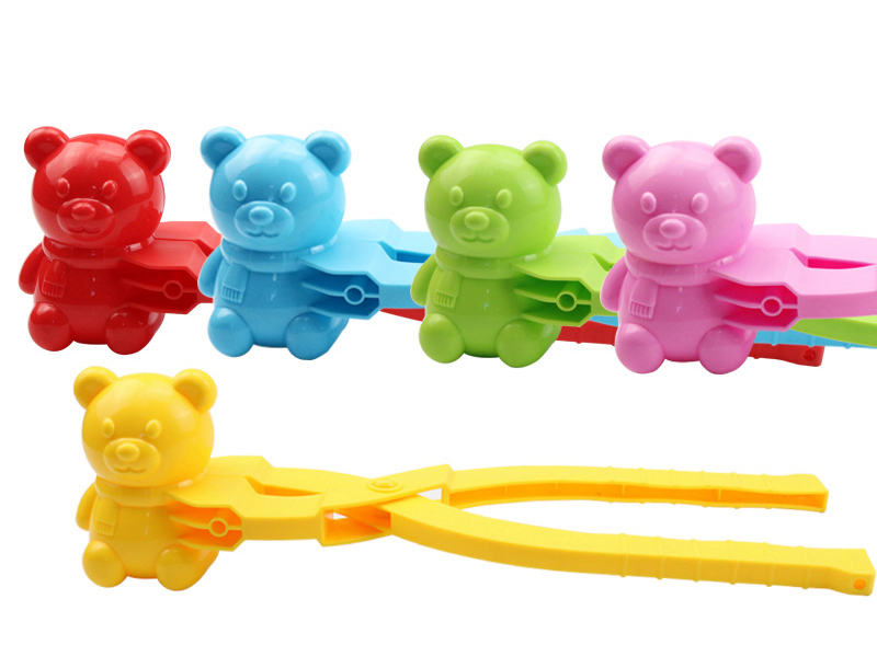 Large Size Bear Shape Snowball Clip