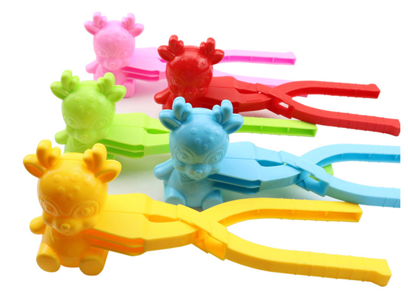 Small Size Sika Deer Shape Snowball Clip