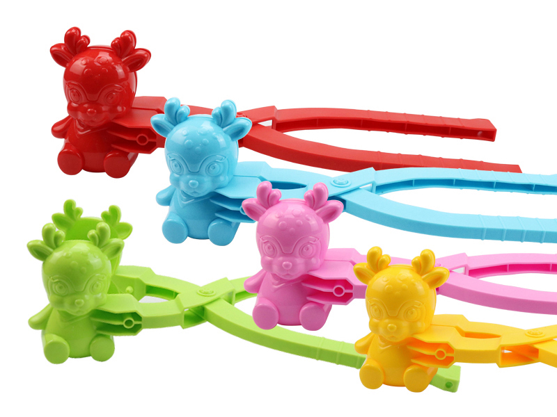 Large Size Sika Deer Shape Snowball Clip