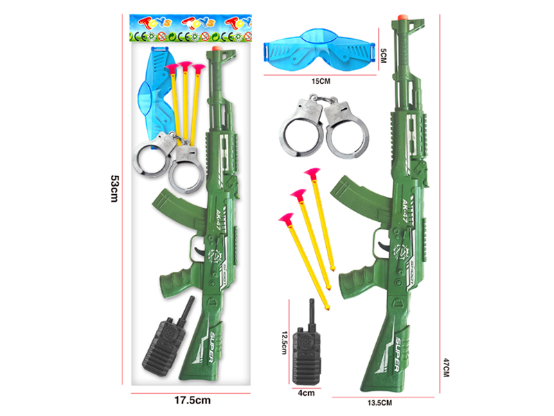 Soft Bullet Gun Police Set