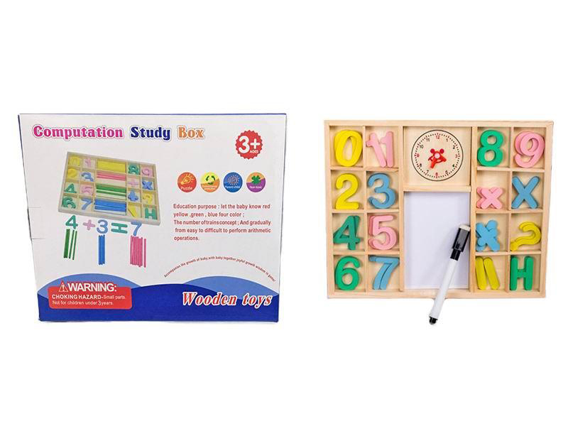 Wooden Toys Computation Study Box