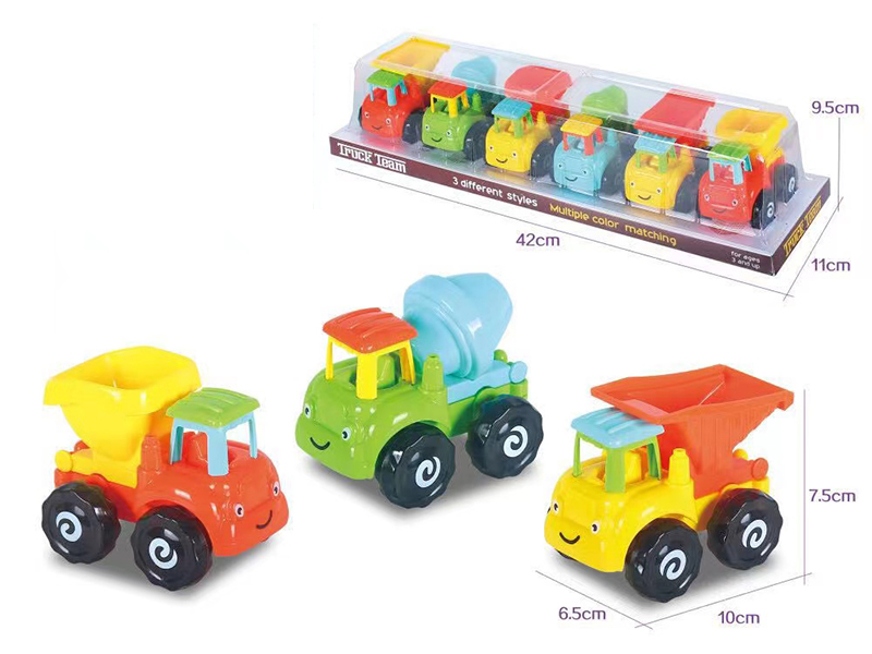 Cartoon Friction Engineering Truck