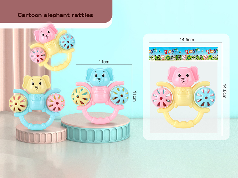 Cartoon Elephant Rattle 1pcs