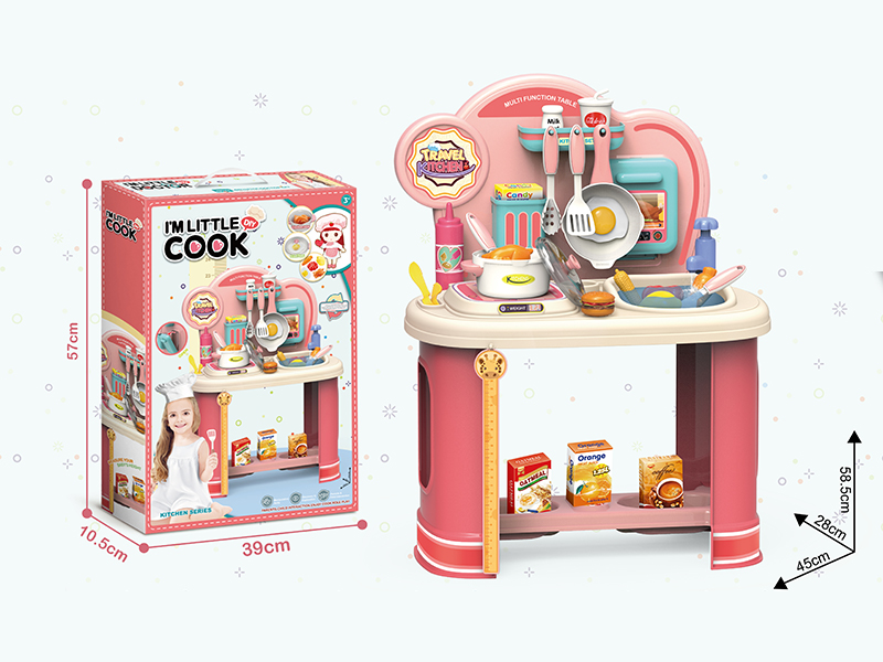 25PCS 24 Inch Tableware Table With Water Outlet+Tableware Accessories