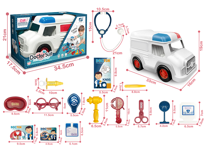 15PCS Medical Equipment Ambulance