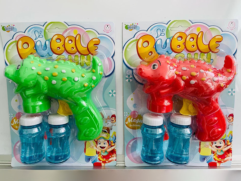 Automatic Inertia Dinosaur Bubble Gun