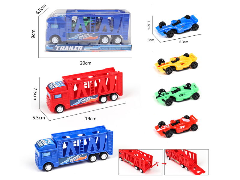 Friction Tractor With Formula Car