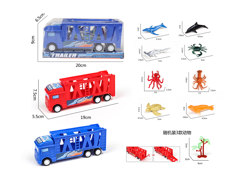 Friction Tractor With Marine Animal