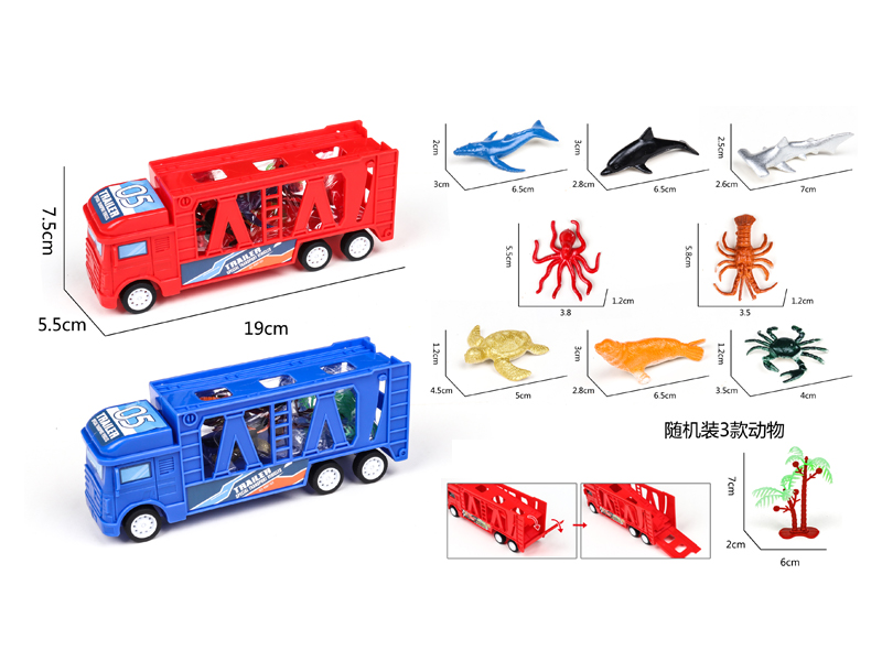 Friction Tractor With Marine Animal