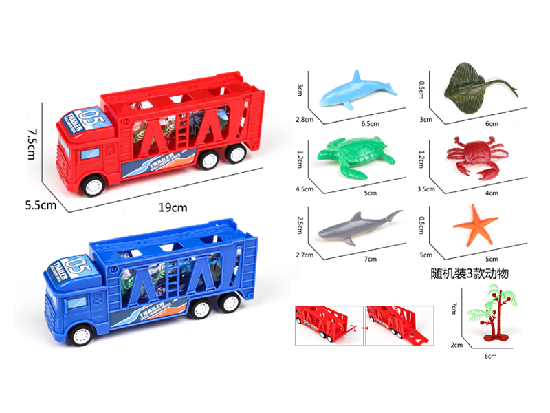 Friction Tractor With Marine Animal