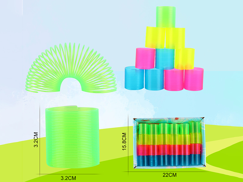 Transparent Four Colors Rainbow Circle 24PCS