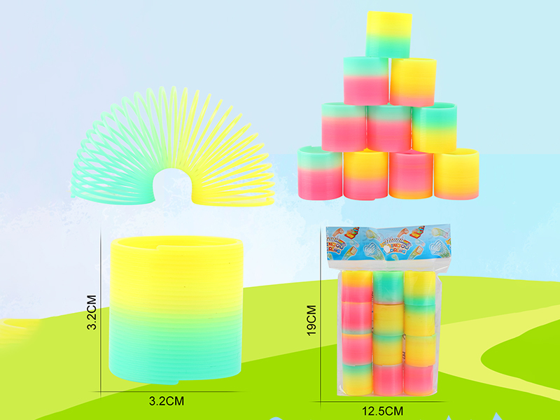 Mixed Color Rainbow Spring 12pcs