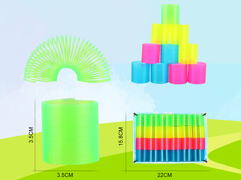 Transparent Four Colors Rainbow Circle 24PCS