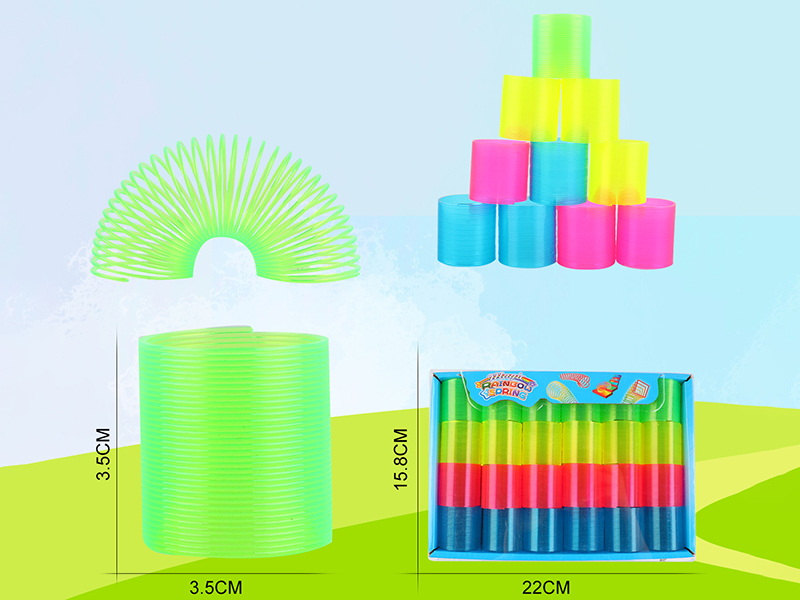 Transparent Four Colors Rainbow Circle 48PCS