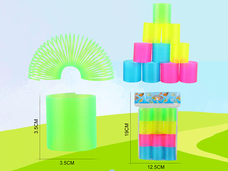 Transparent Four Colors Rainbow Circle 12PCS