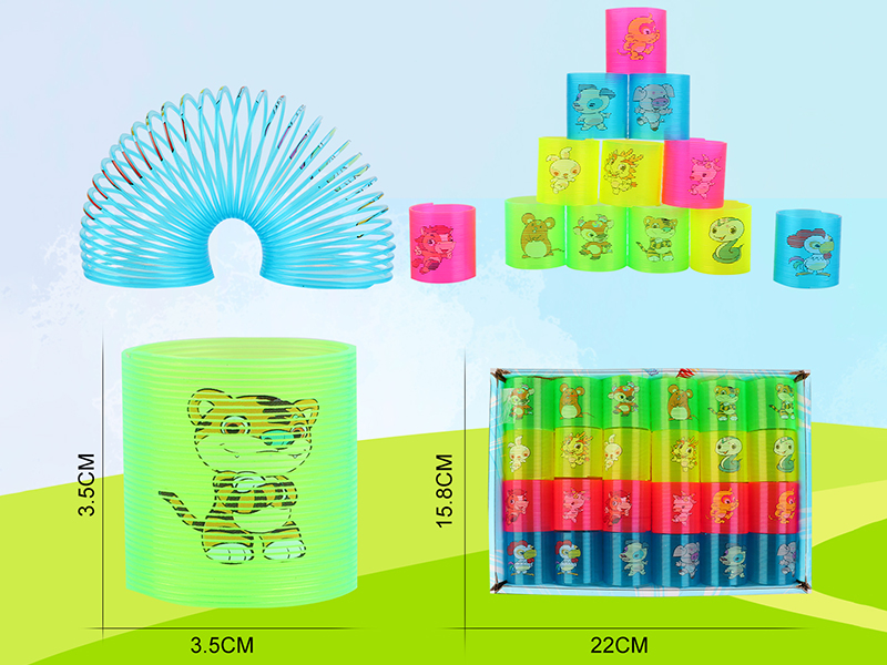 Transparent Four Colors Heat Tranfer Printing 12 Zodiac Animals Rainbow Circle 24PCS