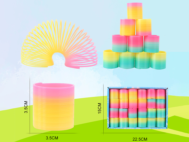 Mixed Color Rainbow Spring 24pcs