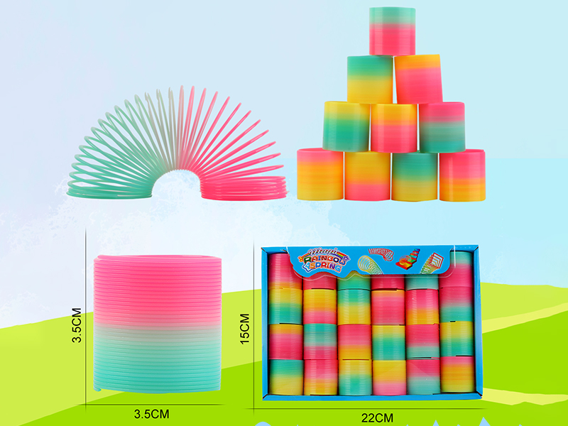 Mixed Color Rainbow Spring 48pcs