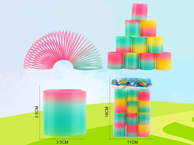 Mixed Color Rainbow Spring 12pcs