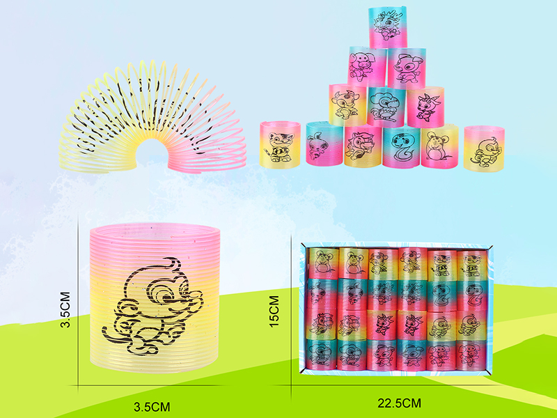 Pad Printing 12 Zodiac Rainbow Spring 24PCS