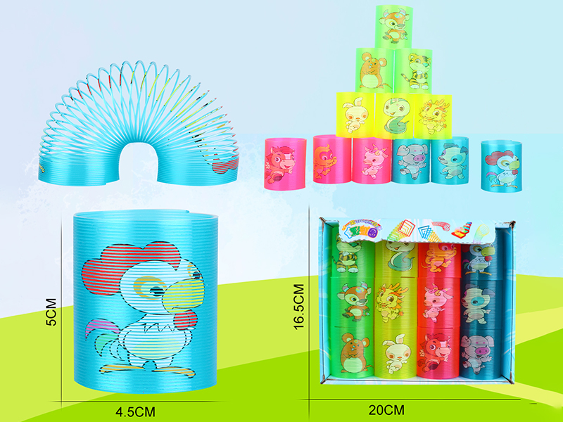 Transparent Four Colors Heat Tranfer Printing 12 Zodiac Animals Rainbow Circle 12PCS