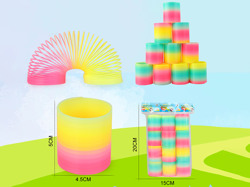 Mixed Color Rainbow Spring 12pcs