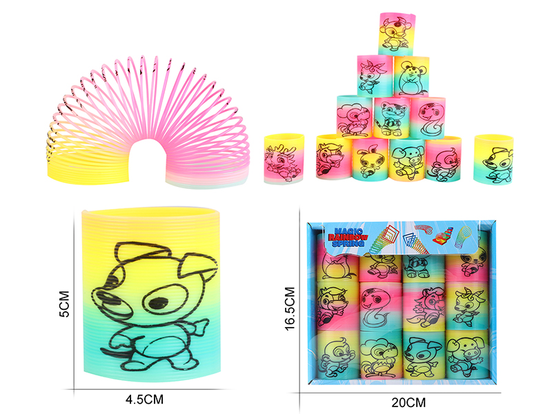 Pad Printing 12 Zodiac Rainbow Circle 12PCS