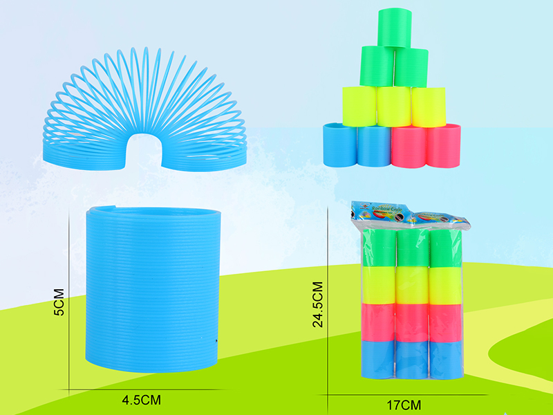 Solid Color Four Colors Rainbow Circle 12PCS