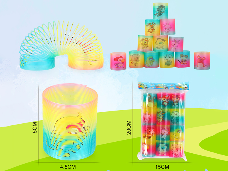 Heat Transfer Printing 12 Zodiac Animals Rainbow Circle 12PCS