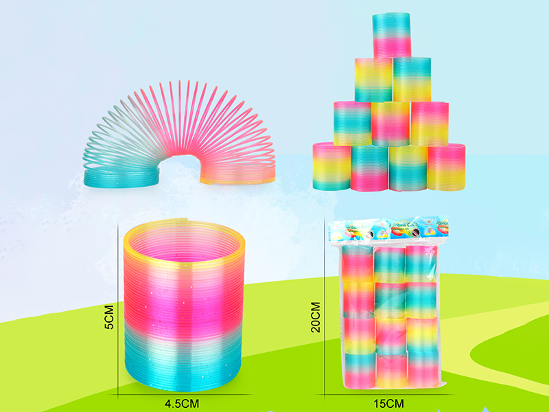 Mixed Color Rainbow Spring 12pcs