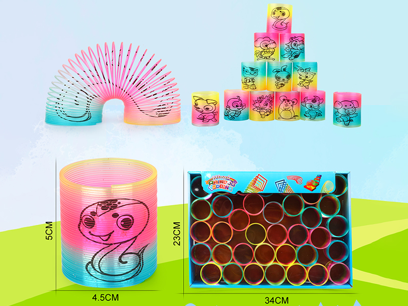 Pad Printing 12 Zodiac Animals Rainbow Circle 36PCS