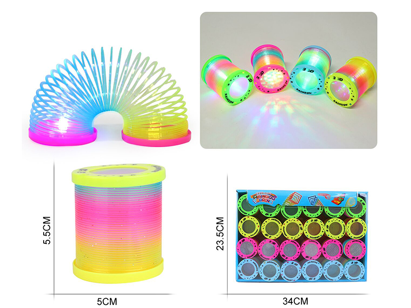 3D Projection Rainbow Spring 24PCS