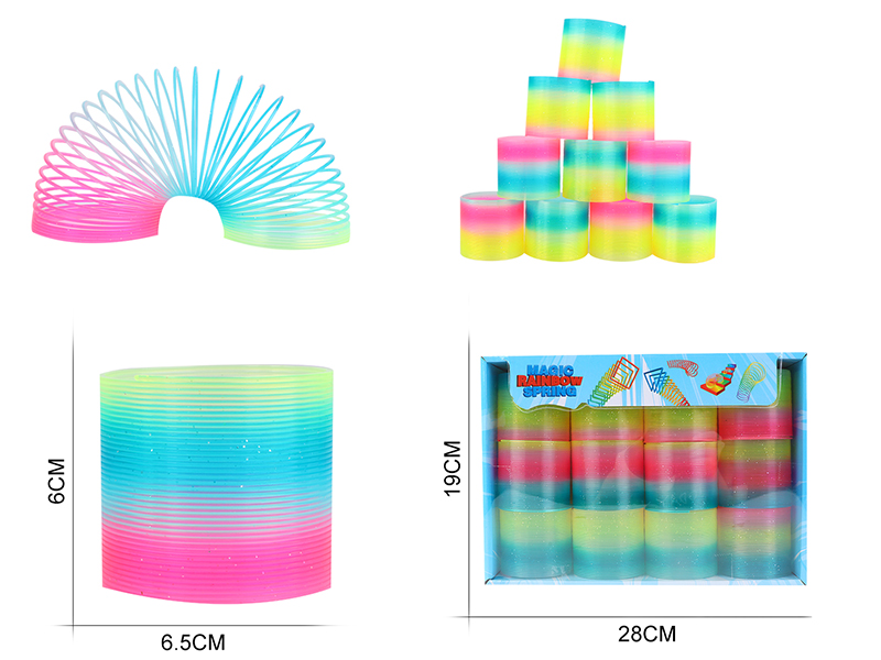 Sequin Rainbow Spring 12pcs