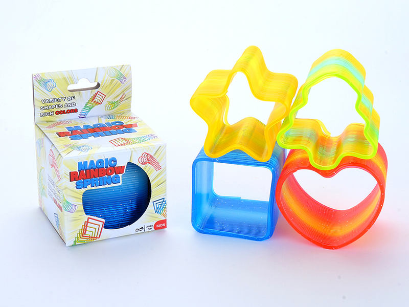 Multishaped Crystal Mixed Color Rainbow Spring 1pcs