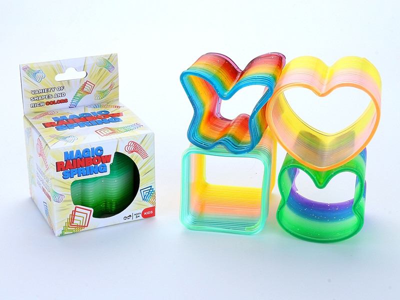 Multishaped Crystal Mixed Color Rainbow Spring 1pcs