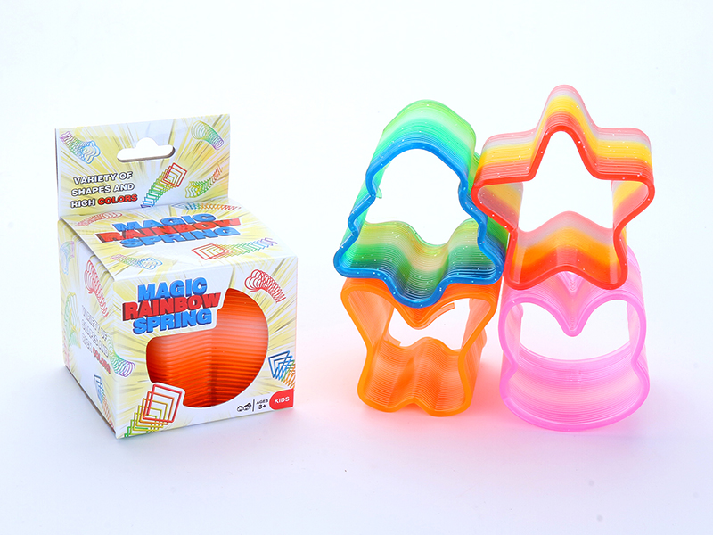 Multishaped Crystal Mixed Color Rainbow Spring 1pcs