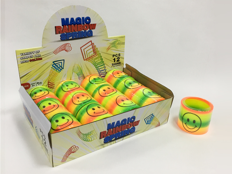 Pad Printing Smiley Face Rainbow Spring 12PCS