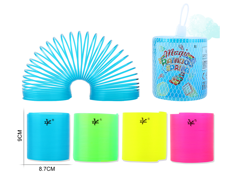 Transparent Four Colors Rainbow Spring 1pcs